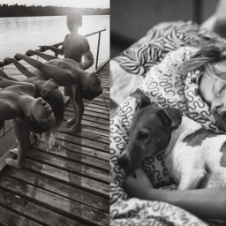 Postanowiła uwiecznić na zdjęciach jak jej dzieci spędzają wakacje na wsi. Przep